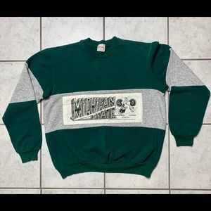 Michigan State Peanut Charlie Brown Sweatshirt